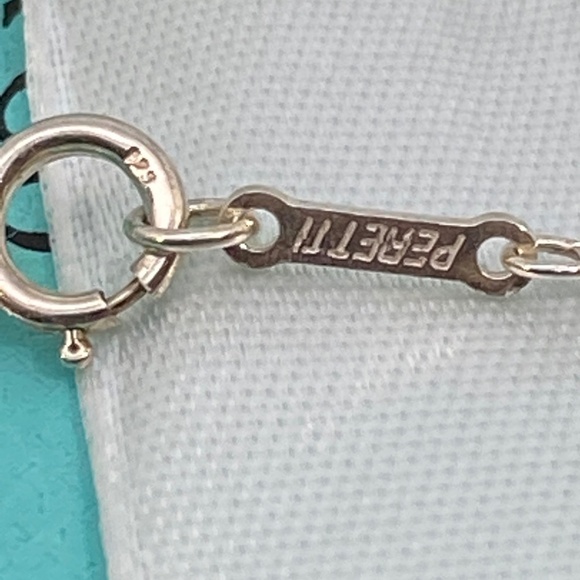 Tiffany & co mini bean Elsa Peretti 16” 11mm 925 silver w/box - Picture 4 of 7